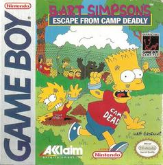 Escape From Camp Deadly - Front | Bart Simpson's Escape from Camp Deadly GameBoy