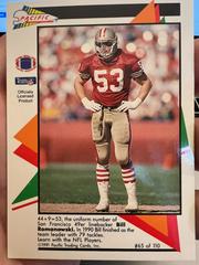 Stan Brock #58 Football Cards 1991 Pacific Flash Cards Prices