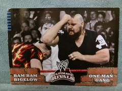 Bam Bam Bigelow vs. One Man Gang Wrestling Cards 2008 Topps WWE Ultimate Rivals Prices