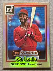 Ozzie Smith [Gold Press Proof] #241 Baseball Cards 2015 Donruss Prices