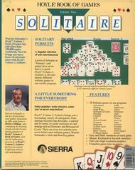Back Cover | Hoyle: Official Book of Games - Volume 2: Solitaire PC Games