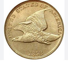 1858 [PROOF] Coins Flying Eagle Penny Prices