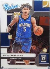 Paolo Banchero Basketball Cards 2022 Panini Donruss Optic The Rookies Prices