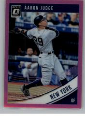 Aaron Judge [Looking Up Pink] #114 Baseball Cards 2018 Panini Donruss Optic Prices