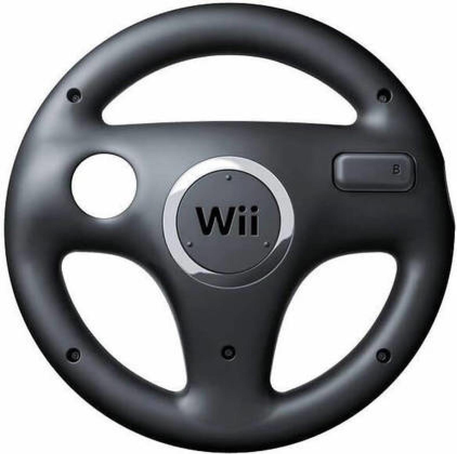 Wii Wheel [Black & Chrome] PAL Wii