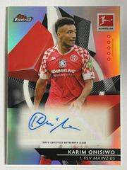 Karim Onisiwo Soccer Cards 2020 Topps Finest Bundesliga Autographs Prices