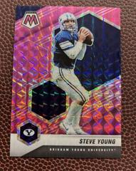 Steve Young [Pink] #22 Football Cards 2022 Panini Mosaic Draft Picks Prices
