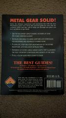 Back Cover | Metal Gear Solid: Survival Guide Strategy Guide