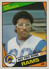 Eric Dickerson Football Cards 1984 Topps Prices