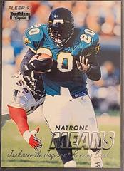 Natrone Means [Traditions Crystal] #385 Football Cards 1997 Fleer Prices