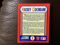 Mickey Cochrane #49 Baseball Cards 1990 Score Magic Motion Trivia Prices