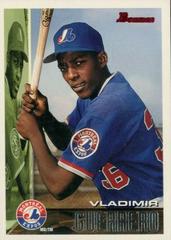 Vladimir Guerrero #90 Baseball Cards 1995 Bowman Prices