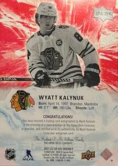 Back | Wyatt Kalynuk [Autograph] Hockey Cards 2021 Upper Deck Ice Premieres