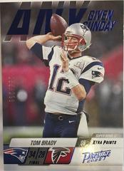 Tom Brady [Blue] #1 Football Cards 2022 Panini Prestige Any Given Sunday Prices