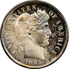 1895 Coins Barber Dime Prices