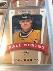Paul Kariya [Hall Worthy] Hockey Cards 2006 O Pee Chee Prices