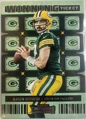 Aaron Rodgers #WT-ARO Football Cards 2022 Panini Contenders Winning Ticket Prices