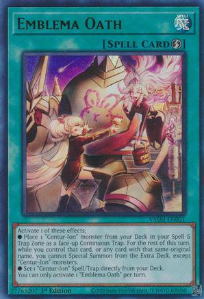 Emblema Oath VASM-EN021 YuGiOh Valiant Smashers