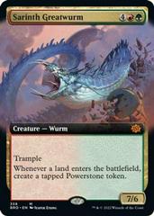 Sarinth Greatwurm [Extended Art] Magic Brother's War Prices