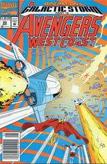The West Coast Avengers [Newsstand] #82 (1992) Comic Books West Coast Avengers Prices