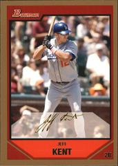 Jeff Kent [Gold] #147 Baseball Cards 2007 Bowman Prices