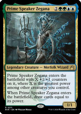 Prime Speaker Zegana #211 Magic Ravnica Remastered