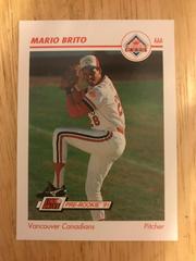 Mario Brito #627 Baseball Cards 1991 Impel Line Drive Prices