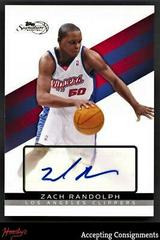 Zach Randolph #TSAZR Basketball Cards 2008 Topps Signature Autographs Prices