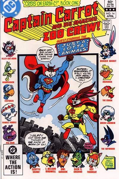 Captain Carrot and His Amazing Zoo Crew! #14 (1983) Comic Books Captain Carrot and His Amazing Zoo Crew