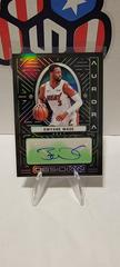 Dwyane Wade [Green] Basketball Cards 2021 Panini Obsidian Aurora Autographs Prices