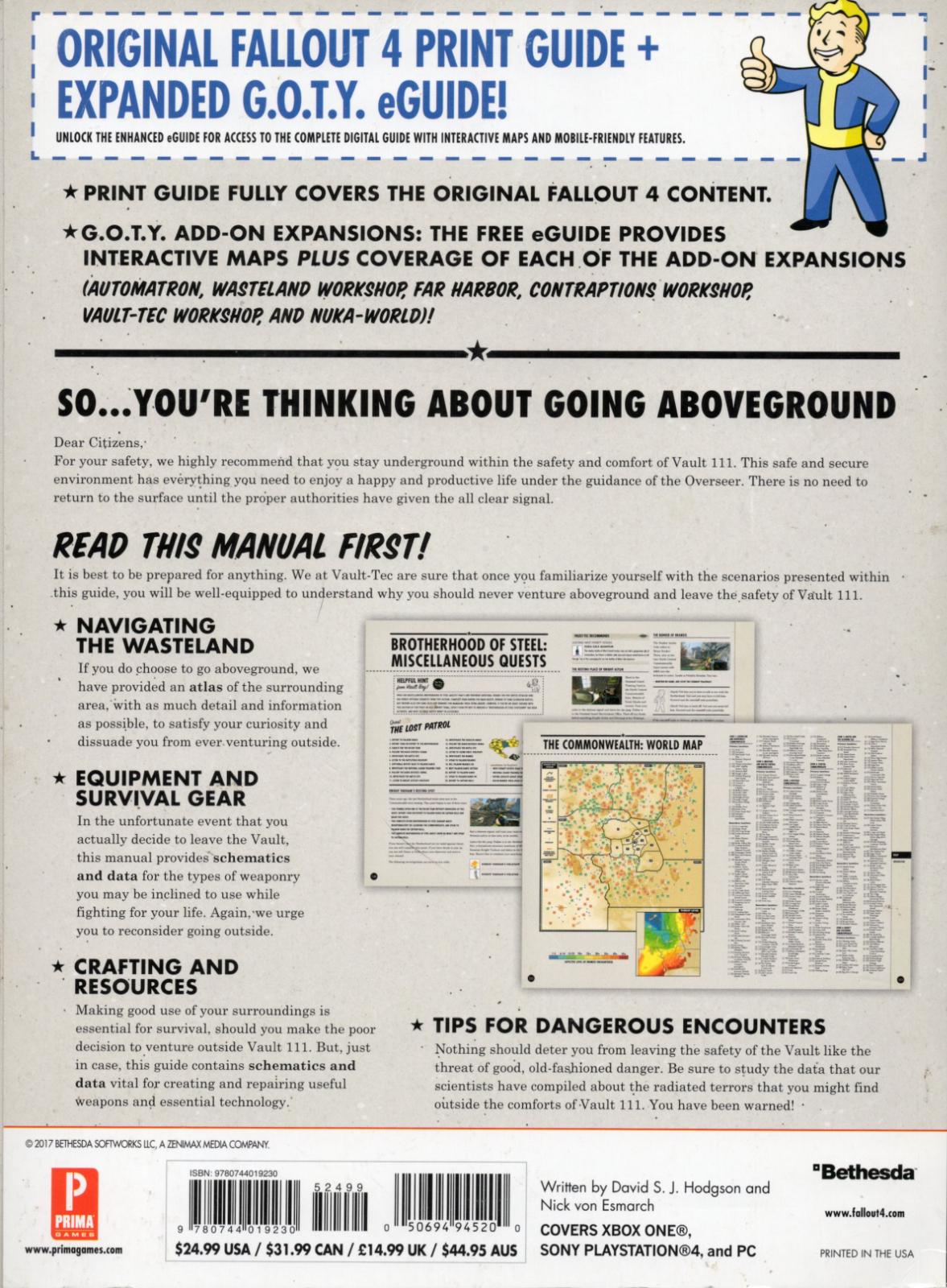 Fallout 4 GOTY [Prima] Prices Strategy Guide Compare Loose, CIB & New Prices
