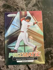 Masataka Yoshida [Gold] #P13 Baseball Cards 2023 Panini Prizm Prizmatic Prices