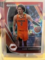 SP /299 | Cade Cunningham [SP Variation Red Prizm] Basketball Cards 2021 Panini Prizm Draft Picks