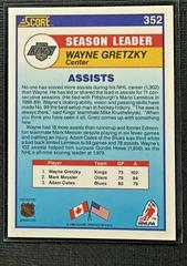 Back Of Card  | Wayne Gretzky Hockey Cards 1990 Score Canadian