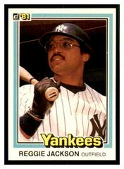Reggie Jackson #228 Baseball Cards 1981 Donruss Prices