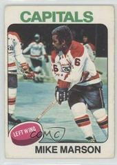 Mike Marson Hockey Cards 1975 O-Pee-Chee Prices
