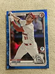 Dylan Carlson [Blue Foil] #BFE-106 Baseball Cards 2020 Bowman 1st Edition Prices