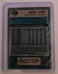 Backside | Eric Vail Hockey Cards 1981 Topps