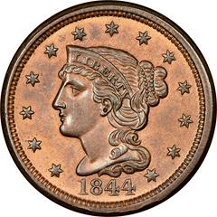 1844 [PROOF] Coins Braided Hair Penny Prices