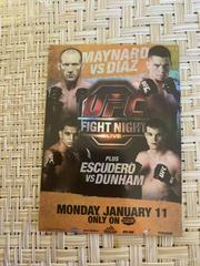 UFC Fight Night 20 Ufc Cards 2010 Topps UFC Fight Poster Review Prices