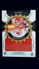 Back | Travis Kelce [Bronze] Football Cards 2022 Panini Certified Seal of Approval