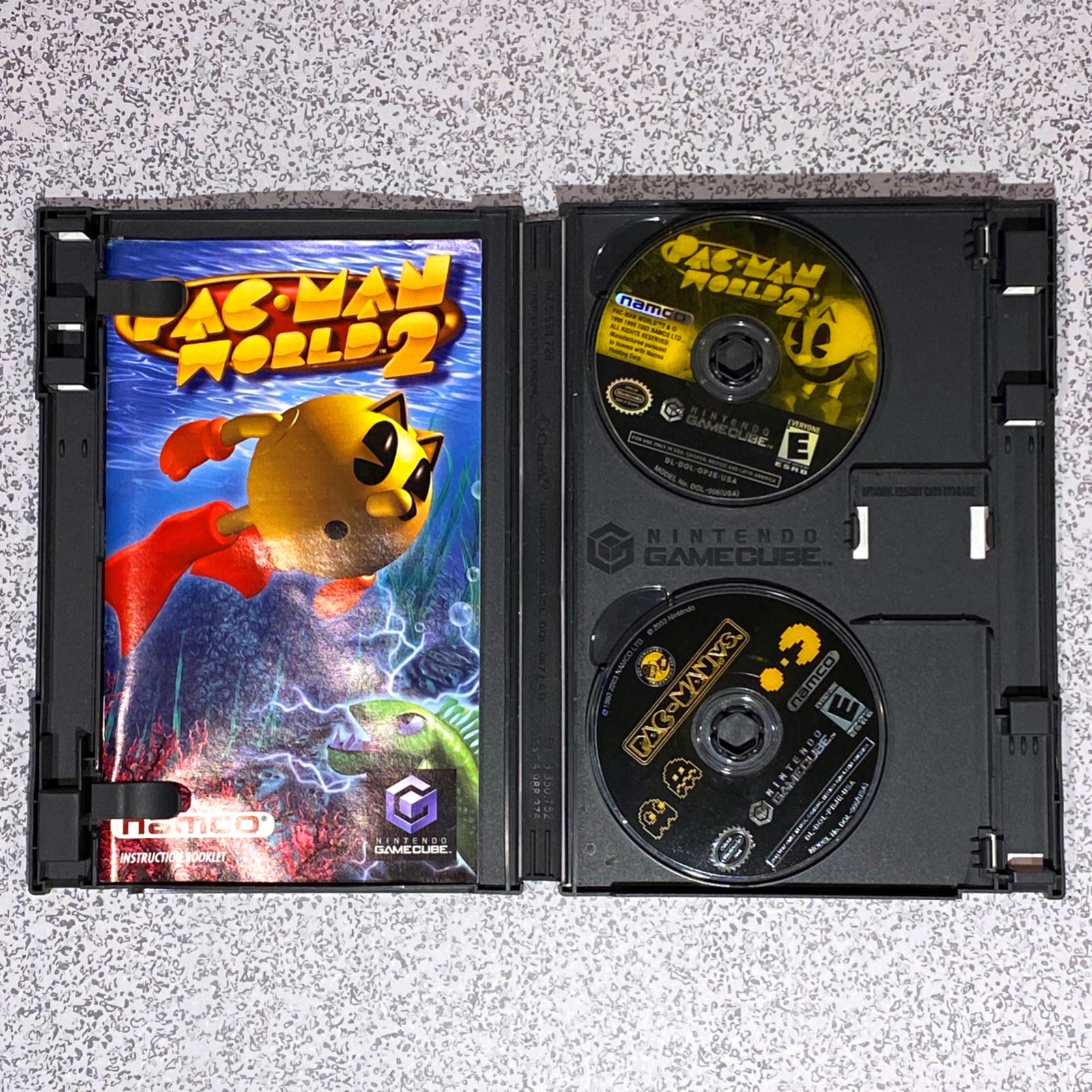 Pac-Man vs & Pac-Man World 2 | Item, Box, and Manual | Gamecube