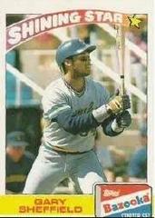 Gary Sheffield #19 Baseball Cards 1989 Bazooka Prices