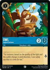 Owl - Logical Lecturer [Foil] #156 Lorcana Rise of the Floodborn Prices