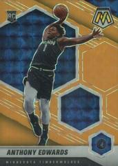 Anthony Edwards [Orange Fluorescent] #201 Basketball Cards 2020 Panini Mosaic Prices