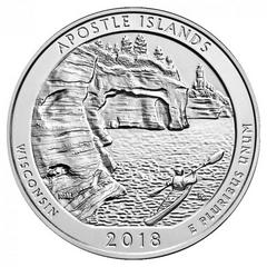 2018 [APOSTLE ISLANDS] Coins America the Beautiful 5 Oz Prices
