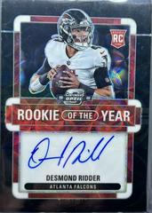 Desmond Ridder [Rookie of the Year Autograph Black Scope] #ROY-DR Football Cards 2022 Panini Contenders Optic Rookie of the Year Prices