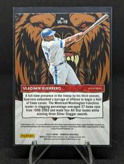 Back | Vladimir Guerrero [Rapture] Baseball Cards 2022 Panini Donruss Unleashed