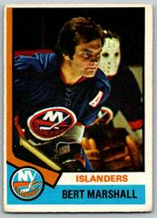 Bert Marshall #177 Hockey Cards 1974 O-Pee-Chee Prices
