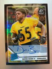 Devin Bush II [Black Pandora] #194 Football Cards 2019 Donruss Optic Rated Rookie Autographs Prices